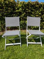 Lot de 2 chaises de jardin pliables Bristol - Exterioo, Comme neuf, Enlèvement ou Envoi