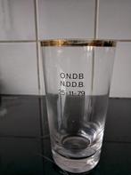 4 GLAZEN O.N.D.B. - N.D.D.B. TE KOOP, Ophalen of Verzenden, Zo goed als nieuw, Bierglas