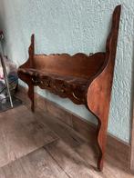 massief houten kapstok met koperen haakjes, Huis en Inrichting, Ophalen, Zo goed als nieuw, Hout, Wandkapstok