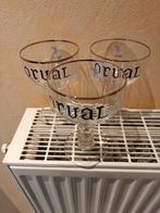 A vendre 4 verres Orval, Collections, Enlèvement, Utilisé, Verre à bière