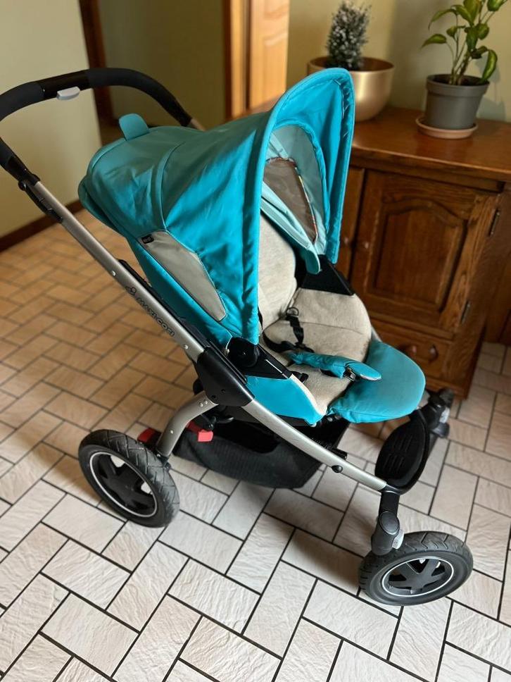ensemble maxi cosi poussette landeau, siege bébé, siege auto, Kinderen en Baby's, Kinderwagens en Combinaties, Zo goed als nieuw