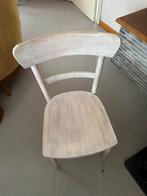 4 chaises - peintes en blanc - à récupérer, Enlèvement, Utilisé