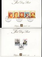 FDS  4 kaarten genummerd, Postzegels en Munten, Verzenden, Gestempeld, 1e dag stempel, Gestempeld