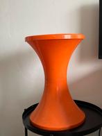 Vintage oranje nachtkastje, Huis en Inrichting, Ophalen, Gebruikt, Minder dan 55 cm