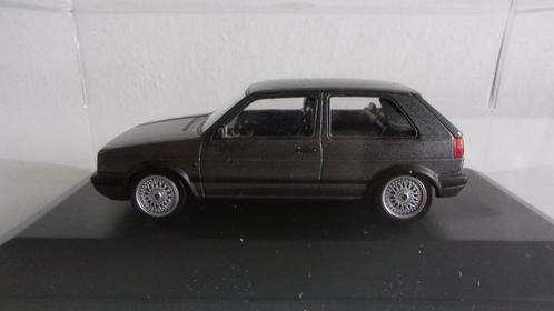 VW GOLF 2 GTI ANTHRACITE.NOREV 1/43 COMME NEUVE en VITRINE., Hobby en Vrije tijd, Modelauto's | 1:43, Zo goed als nieuw, Auto