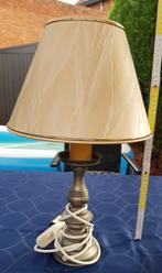 Tinnen lampadaire met mooie lampenkap, Huis en Inrichting, Gebruikt, Ophalen