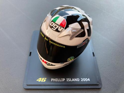 Valentino Rossi 1:5 helm Phillip Island 2004 Yamaha YZR-M, Verzamelen, Automerken, Motoren en Formule 1, Nieuw, Motoren, Ophalen of Verzenden