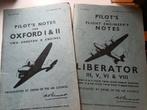 RAF pilot's notes Oxford en Liberator, Verzamelen, Militaria | Tweede Wereldoorlog, Ophalen of Verzenden, Luchtmacht, Boek of Tijdschrift