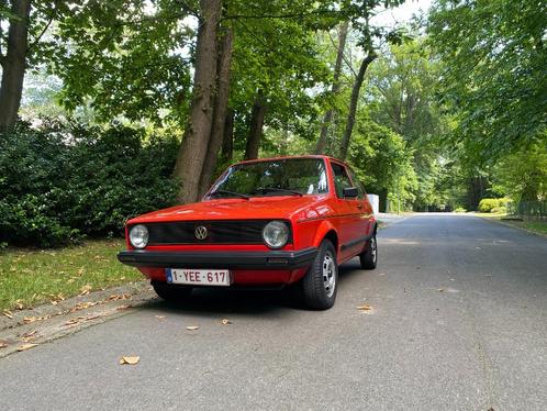 Vw Golf 1, Auto's, Oldtimers, Particulier, Radio, Volkswagen, Benzine, Stadsauto, 3 deurs, Handgeschakeld, Rood, Zwart, Kunstmatig leder