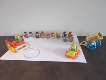 HASBRO Weeble 1974 poppetjes figuurtjes vintage speelgoed beschikbaar voor biedingen
