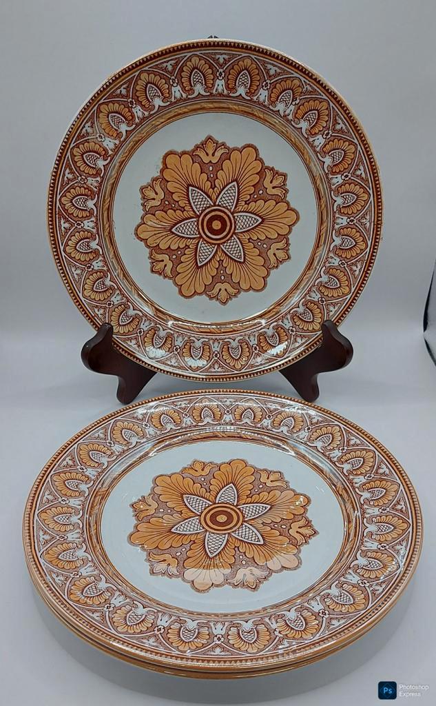 3 borden P. Regout Tancrede, Antiek en Kunst, Antiek | Servies los, Ophalen of Verzenden