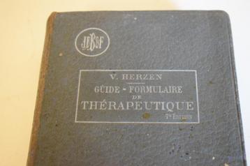 Medisch boek V. Herzen : Guide formulaire de thérapeutique beschikbaar voor biedingen