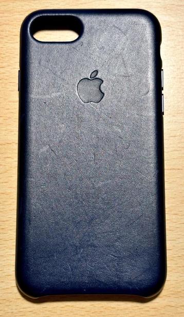 Coque cuir iPhone 7/8 bleue / très bon état