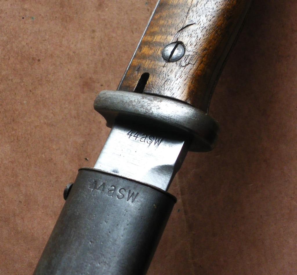 Baïonnette allemande 1944 numéros identiques plaquettes bois, Envoi, Armée de terre, Autres types