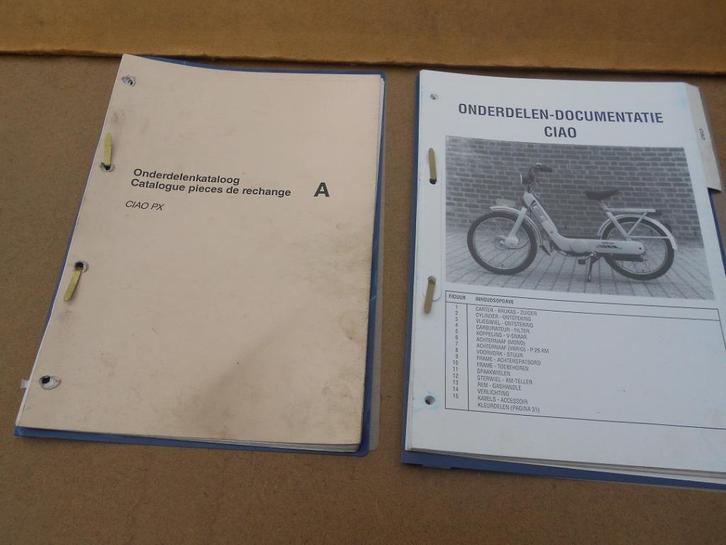 Piaggio Ciao -  Ciao PX Onderdelen Boeken, Fietsen en Brommers, Handleidingen en Instructieboekjes, Zo goed als nieuw, Ophalen of Verzenden