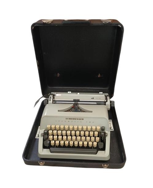 Scheidegger Typomatic TMS typemachine, Divers, Machines à écrire, Utilisé, Enlèvement ou Envoi