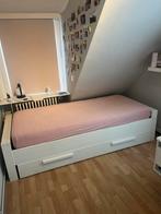 Eenpersoonsbed met lade., Ophalen, Wit