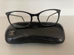 Zwarte leesbril Chanel met etui, Handtassen en Accessoires, Gebruikt, Ophalen of Verzenden
