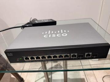 Cisco SG300-10PP 10-poorts Gigabit managed switch beschikbaar voor biedingen