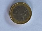Zeldzame 1 euromunt ‘Da Vinci Face Error’ 2002, Verzamelen, Overige Verzamelen, Gebruikt, Ophalen