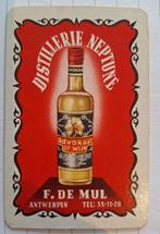 Speelkaart distillerie Neptunes F. De Mul Antwerpen_9, Verzamelen, Speelkaarten, Jokers en Kwartetten, Ophalen of Verzenden, Zo goed als nieuw