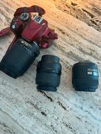 Nikon d3300 + 18-55 + 40mm +  55-200 lens, Comme neuf, Enlèvement ou Envoi