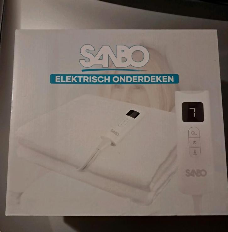 Elektrisch verwarmd onderdeken Sanbo, Maison & Meubles, Accessoires pour la Maison | Plaids & Couvertures, Neuf, Enlèvement