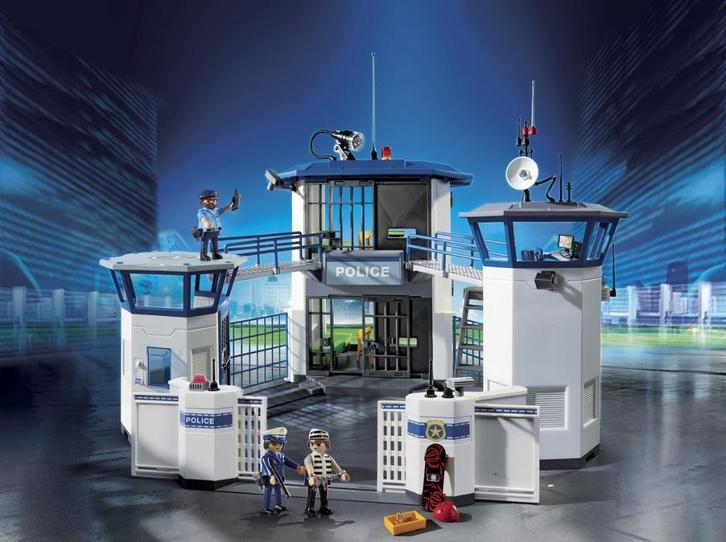 PLAYMOBIL City Action Politiebureau met gevangenis - 6919, Kinderen en Baby's, Speelgoed | Playmobil, Gebruikt, Complete set, Ophalen