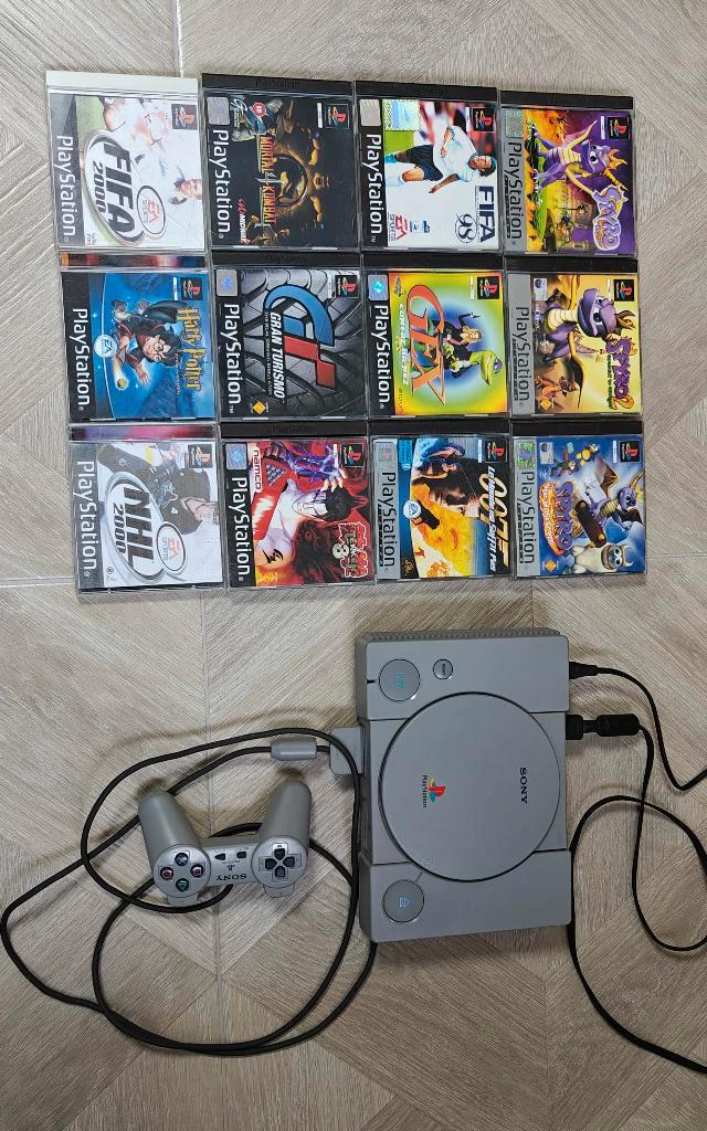 Console PS1 Pucée + 12 Jeux (Spyro, Mortal Kombat 4, Gex...), Consoles de jeu & Jeux vidéo, Consoles de jeu | Sony PlayStation 1