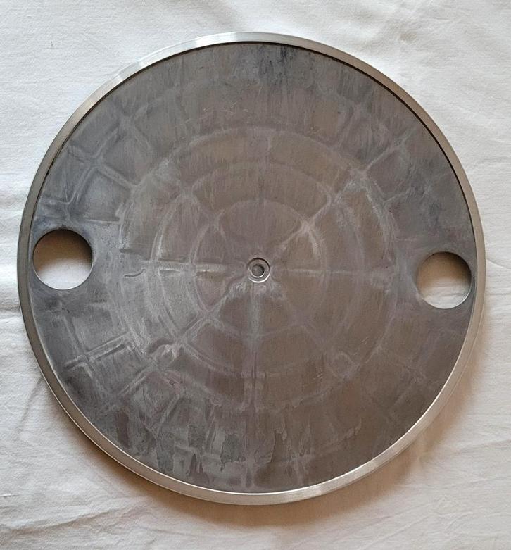 Plateau en aluminium pour Pioneer PL-600, TV, Hi-fi & Vidéo, Tourne-disques, Utilisé, Pièce tourne-disques, Pioneer, Enlèvement ou Envoi