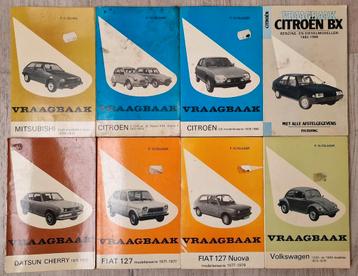 Vraagbaak auto 9 stuks, 2CV, GS, BX, Fiat 127 enz.  beschikbaar voor biedingen