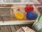 Kooi hamster/cavia + eten/stro, Ophalen, Zo goed als nieuw, Kooi, Cavia