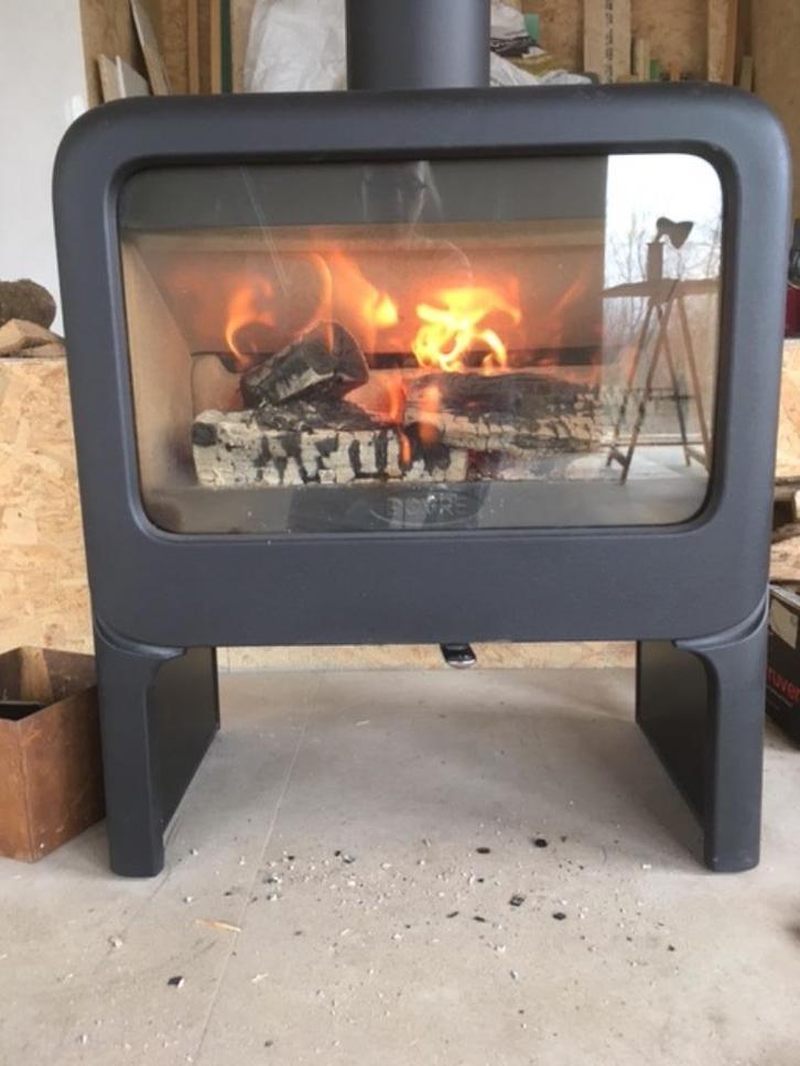 Houtkachel, Huis en Inrichting, Kachels, Zo goed als nieuw, Vrijstaand, Houtkachel, Hout, Ophalen