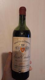 1 Vlees wijn Grand Vin de Bordeaux 1957 Bj - Vol, Verzamelen, Wijnen, Nieuw, Rode wijn, Frankrijk, Vol