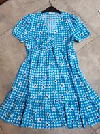 Mooie azuur blauwe jurk mt Large (zie foto's), Blauw, Maat 42/44 (L), Nieuw, Ophalen of Verzenden