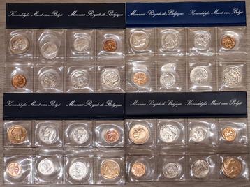 Muntenset belgie 1978 - 1979 - 1980 -1981 beschikbaar voor biedingen