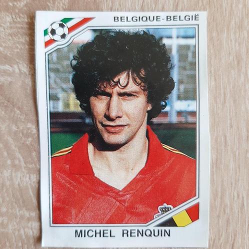 Voetbalplaatje Michel Renquin ruim 30 jaar oud!, Verzamelen, Sportartikelen en Voetbal, Gebruikt, Poster, Plaatje of Sticker, Ophalen of Verzenden