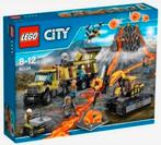 Lego city set 60124  vulkaan onderzoeksbasis . NIEUW IN DOOS, Nieuw, Complete set, Ophalen of Verzenden, Lego