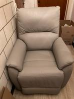 Lederen electrische relax zetel, Huis en Inrichting, Ophalen, Zo goed als nieuw, Leer