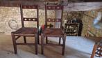 4 anciennes chaises d'église, Ophalen