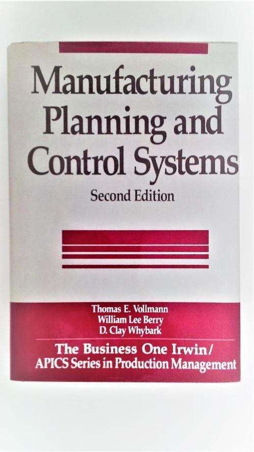 Manufact. Planning & Control Systems, Vollmann Berry Whybark, Boeken, Economie, Management en Marketing, Nieuw, Management, Ophalen of Verzenden