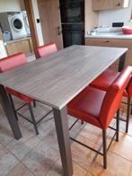 keukentafel met 6 stoelen, Ophalen, Zo goed als nieuw