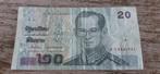 Bankbiljet Thailand 20Bht, Ophalen, Munten