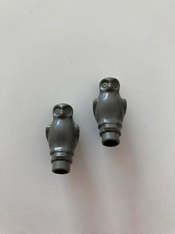 Lego uil dark grey (2x) beschikbaar voor biedingen