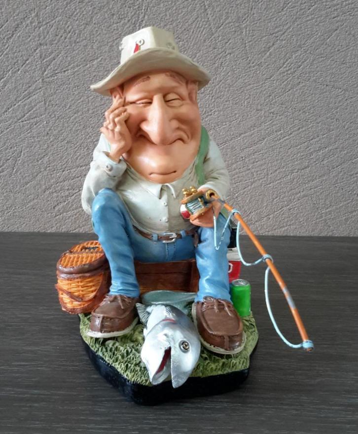 Lot / partij beelden VISSER ( NIEUW ), Verzamelen, Beelden en Beeldjes, Nieuw, Ophalen of Verzenden