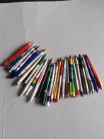 Lot de stylos d'écriture anciens avec publicité 25 pièces, Collections, Stylos, Enlèvement ou Envoi, Avec publicité