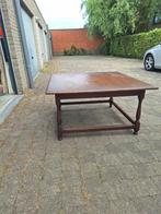 Antieke salontafel, Huis en Inrichting, Ophalen, Gebruikt, Vierkant, Eikenhout