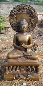 Magnifique Bouddha en bronze à vendre avec auréole !, Enlèvement ou Envoi