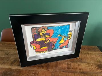 Herman Brood zeefdruk handgesigneerd beschikbaar voor biedingen
