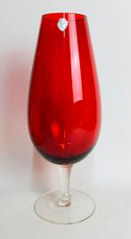 Vase en verre opalin Empoli design vintage, Florence, Italie, Enlèvement ou Envoi